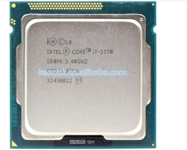 3.4GHz 8M 5.0GT/s LGA 1155 SR0PK CPU Desktop Processor Used Intel Core i7 3770