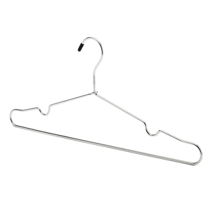 Cintre à linge en fil <span class=keywords><strong>de</strong></span> fer robuste avec encoches - Product Image 1