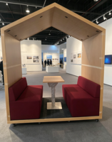 Canapé modulaire de réunion avec dossier haut, banquette lounge pour bureau commercial, bureau à domicile et usage extérieur – Design moderne