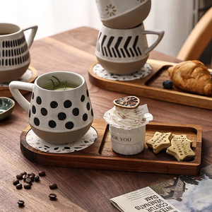Tasses à boire en céramique à motifs géométriques fonctionnelles et à la mode tasses de <span class=keywords><strong>tasse</strong></span> de décor à la maison pour un usage quotidien - Product Image 3