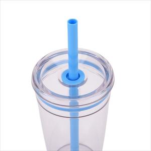 Vaso Reutilizable Keyi de 450 ml con Pajita de Tritán, para Té con Leche, Café, Portátil, Diseño de Caramelo Multicolor, Ideal para Regalo - Product Image 3