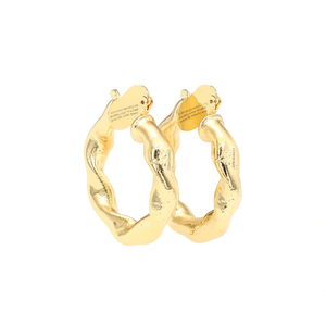 Orecchini a Cerchio in Oro E4442 Unisex, Gioielli Raffinati di Tendenza per Uso Quotidiano - Product Image 1