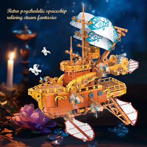 JIESTAR JJ9176 1864 ชิ้น ชุดเรือจำลอง ซีรีส์เรือ<span class=keywords><strong>ไอ</strong></span>น้ำแฟนตาซี ของตกแต่ง บล็อกต่อ<span class=keywords><strong>แบบ</strong></span>เทคนิค ของเล่นเสริมพัฒนาการ ของขวัญเทศกาล - Product Image 3