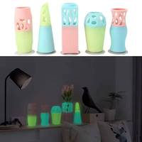 Vente en gros d'usine, pot de fleurs en silicone de qualité alimentaire, écologique, design moderne, anti-goutte, étanche, incassable, ensemble de vases