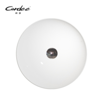 Lavabo autoportant en pierre artificielle pour salle de bains moderne de luxe Cuvette de forme ronde sur pied à surface solide Égouttoir inclus