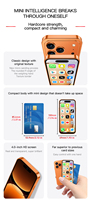 Smartphone A18 Pro Mini 4,0 pouces 4G LTE, téléphone portable 2 Go + 16 Go / 3 Go + 64 Go, double SIM, petit téléphone mobile de poche