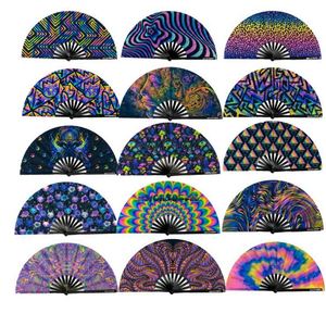 Abanico Plegable Personalizado de 13 Pulgadas con Impresión UV, Abanico de Baile POP Fabuloso, Abanico Personalizado para Fiestas Rave - Product Image 4