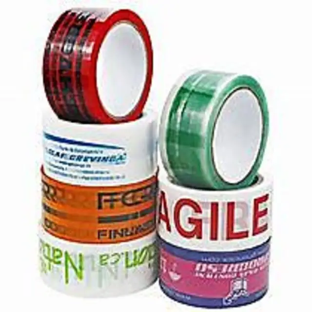 Stampa di fabbrica nastro nastro di gomma nastro adesivo BOPP offrire campioni LOGO personalizzato di alta qualità all'ingrosso di marca Packaging