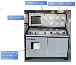 PC-Steuerung Sicherheits ventil prüfstand mit drehbarem Klemmt isch - Product Image 6