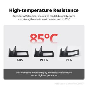 Filamento para Impresora 3D ABS PLA, 1.75mm de Diámetro, 3kg/rollo, Resistente a Impactos y Temperatura, para Kobra 3 Max S1C - Product Image 5