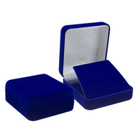 Boîtes à badges carrées haut de gamme grand format avec broderie en peluche personnalisable pour médailles, épingles et placement de logo Hongfa