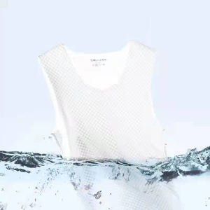 Débardeur de course personnalisé pour marathon urbain, respirant, séchage rapide, en maille, sans manches, pour homme, entraînement en salle de sport, dos nageur, sans couture - Product Image 5