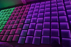 Club de boda KTV decoración 500x500mm Club nocturno Disco Deep Tunnel 3d Infinity suelo usado pista de baile Led en venta - Product Image 5