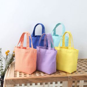 Bolsa de Mano de Algodón Ecológica con Asa Larga, Logotipo Personalizado, Cierre de Cremallera, Reciclable, Reutilizable, Bolsa de Compras, Regalo Promocional de Moda - Product Image 2