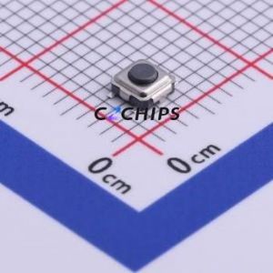 TS3315A 160gf Tactile Switch SMD Switch Single Pole Single Throw Round Button 1.6N Vertical Mount - Product Image 1