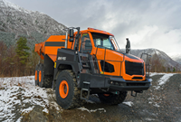 Camion à benne basculante DA45U de 40 tonnes de haute qualité nouveau camion minier diesel lourd avec roue motrice 4x4 direction à gauche norme d'émission Euro 5