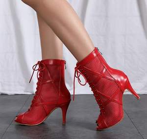 Chaussures de <span class=keywords><strong>danse</strong></span> latine pour femmes, 7 cm, pour fêtes, mariages, salles de bal, bottes de <span class=keywords><strong>danse</strong></span> jazz, tango, <span class=keywords><strong>bachata</strong></span>, talons hauts - Product Image 5