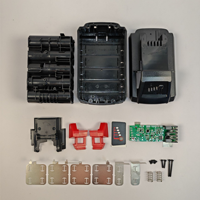 Boîtier de batterie Li-ion 21700*10 et kit de boîtier BMS pour MWK MIL M18 18V 21700, support pour 10 cellules, boîtier de batterie et carte BMS