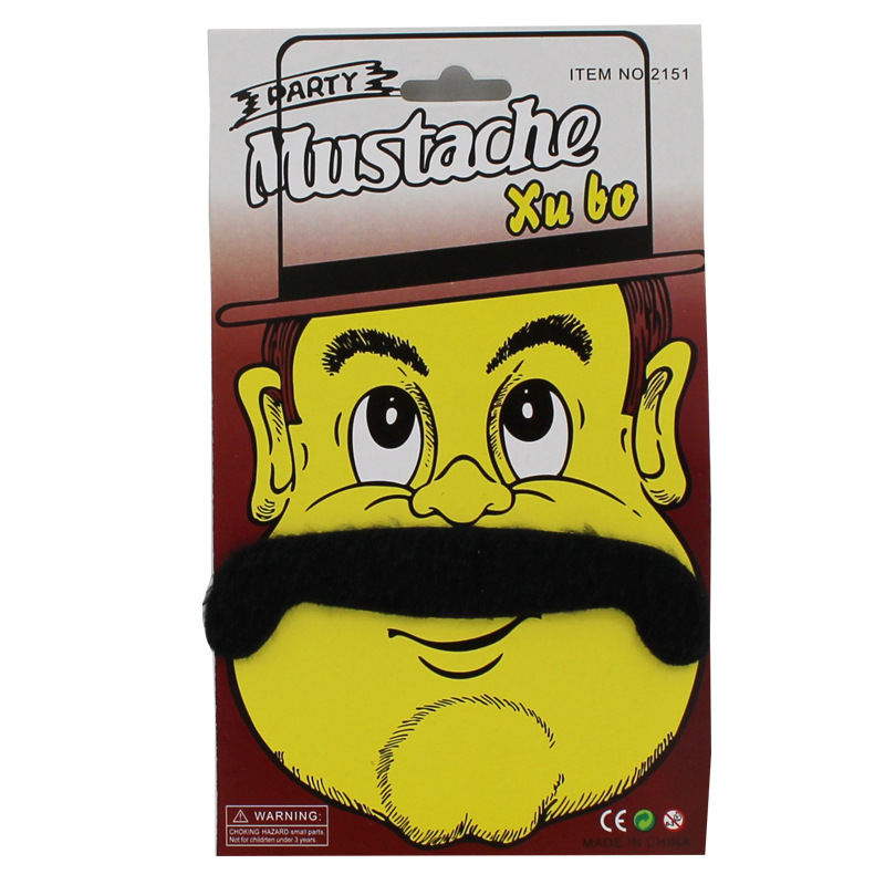Straight mustache