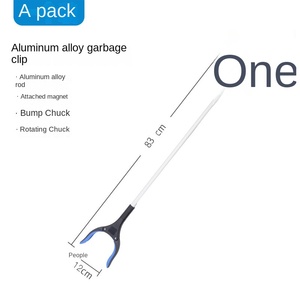 Pince à déchets transfrontalière en acier inoxydable à long manche <span class=keywords><strong>télescopique</strong></span> réglable et robuste, vente en gros - Product Image 6