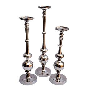 Soporte de vela de fragancia para el hogar de lujo brillante niquelado decorativo hecho a mano soporte de vela de Metal antiguo para decoración de boda - Product Image 3