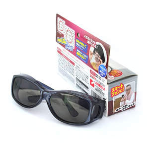 Lunettes de lecture à grossissement 1,8x, verres polarisés pour la lecture, unisexe, verres noirs et gris - Product Image 5
