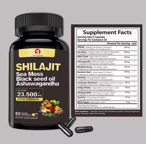 Oem פרטי תווית shilajit כל ב 1 תערובת טבעית עם מינרלי ים פגי ים, קומפלקס ashwagandha - Product Image 5