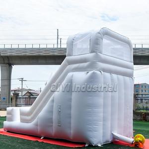 ปราสาทเด้งด้วยสไลด์บ้านเด้งสีขาวพองได้ปราสาทกระโดดพร้อมสไลด์สำหรับเด็ก - Product Image 6