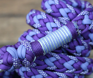 थोक 2026 नए फैशन रंगीन पालतू सामान कस्टम लोगो रिट्रेटेबल और आरामदायक कुत्ता और बैंगनी टोन में पट्टा सेट - Product Image 5