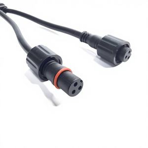 Adaptor Tahan Air Inti Tembaga Shanwei Male Female M12/M14 Kabel Ekstensi Lampu LED Strip Indoor/Outdoor Sepeda Motor Elektronik - Product Image 3