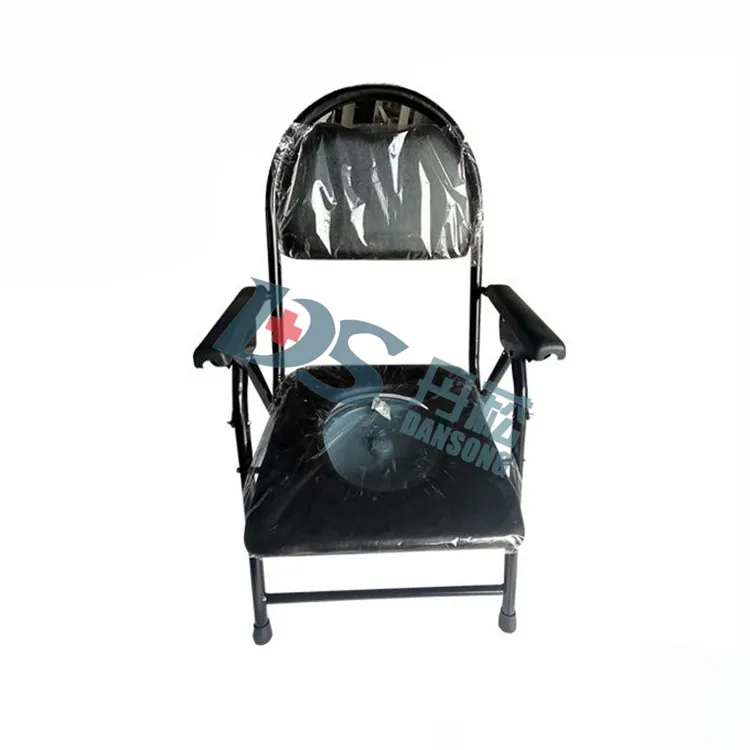Silla de inodoro, silla de ruedas de Malasia, silla de inodoro infantil para ancianos con bandeja de cama