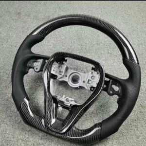 Volante Deportivo de Fibra de Carbono y Cuero de Alto Rendimiento para Land Cruiser, <span class=keywords><strong>Corolla</strong></span> Levin, Camry, Venza - Product Image 4