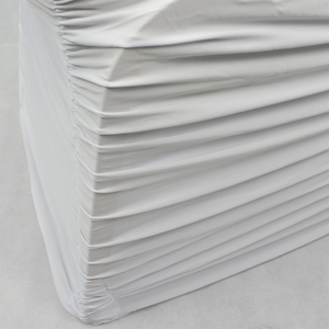 La <span class=keywords><strong>chaise</strong></span> décorative blanche recouverte <span class=keywords><strong>de</strong></span> lycra <span class=keywords><strong>extensible</strong></span> surdimensionné en lycra <span class=keywords><strong>extensible</strong></span> couvre la <span class=keywords><strong>housse</strong></span> <span class=keywords><strong>de</strong></span> <span class=keywords><strong>chaise</strong></span> - Product Image 5