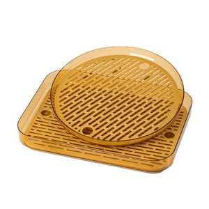 ถาดชาโกลเด้นเดียร์พร้อมชั้นวางระบายน้ำรูปวงรีกันน้ำสำหรับชงชาแบบกังฟูใช้ในบ้านคุณภาพเยี่ยม - Product Image 3