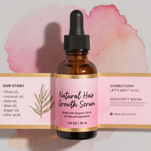 เซรั่มต่อต้านผมชี้ฟูจากเปปเปอร์มินท์สูตรมังสวิรัติออร์แกนิกสำหรับผมแห้งทำให้ผมนุ่มลื่นเพิ่มความหนา - Product Image 3