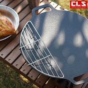 Outdoor Camping Grill Pan Stainless Steel Detachable Oil Filter Anti Scorched Portable Multifunctional Barbecue Frying Pan - Product Image 4