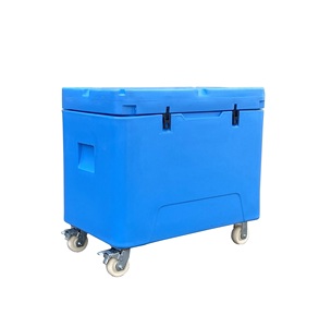 Glacière portable moderne de <span class=keywords><strong>haute</strong></span> qualité 330L en PE rotomoulé, étanche, avec roues, logo personnalisable, pour aliments et canettes (glace sèche) - Product Image 3