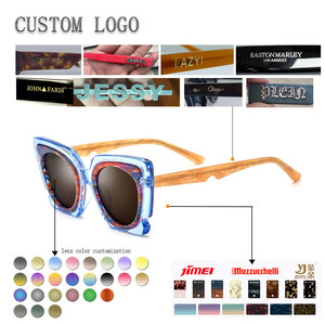 Lunettes de soleil œil de chat à monture intégrale, verres dégradés orange, pour femmes, décontractées, adultes, protection UV 100% - Product Image 2
