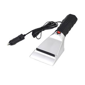 Pelle à glace et <span class=keywords><strong>grattoir</strong></span> à glace efficace pour <span class=keywords><strong>pare</strong></span>-<span class=keywords><strong>brise</strong></span> de voiture portable 12V DC argent - Product Image 1