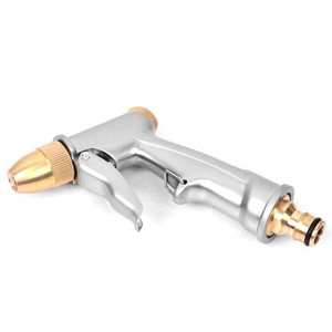 Pistola de Agua de Jardín de Latón de Alta Presión con Boquilla Ajustable para Lavado de Autos y Riego de Césped - Product Image 1