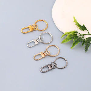 Juego de ganchos para llaveros de metal, chapados en oro, plata, oro rosa y negro, duraderos, accesorio para bolsos, para manualidades y fabricación de joyería. - Product Image 1