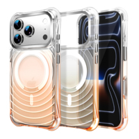 Coque rigide en PC à texture ondulée pour iPhone 18 Pro Max, coque arrière pour iPhone 18 Pro 17 16 15, motif vague d'eau LN101