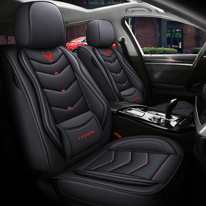 Fundas de Asiento de <span class=keywords><strong>Coche</strong></span> DUORUO al por Mayor, Estilo Ejecutivo, Juego Completo de 5 Piezas, de Cuero, para Todas las Estaciones - Product Image 4