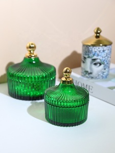 Azucarero de <span class=keywords><strong>Cristal</strong></span> / Tarro de Dulces con Patrón y Tapa - Product Image 2
