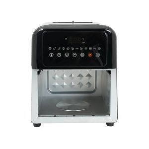 قلاية هوائية احترافية سوداء كبيرة السعة بشاشة لمس رقمية سهلة التحكم للطهي الصحي في المنزل - Product Image 3