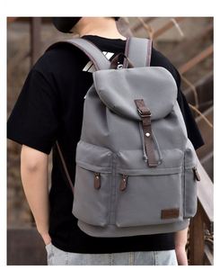 Wholesale Large Capacity <b>Waterproof</b> <b>Backpack</b> Portable Casual Laptop <b>Backpack</b> Custom Print Outdoor School Bag for Men - Product Image 6