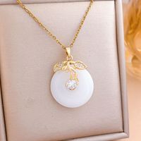 Kalung Sporty Berlapis Emas Tembaga Pembawa Keberuntungan, Rantai Bambu Awan Keberuntungan Mewah Ringan, Desain Khusus Wanita