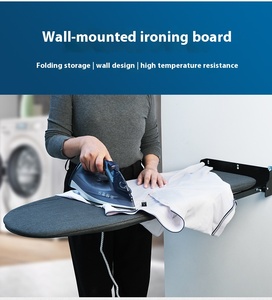 <span class=keywords><strong>Planche</strong></span> à <span class=keywords><strong>repasser</strong></span> murale rétractable et pliable Weiji's Heart Choice JW3612-WM pour hôtel, multifonctionnelle avec antenne - Product Image 6