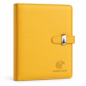 Custom Logo PU Leather Cover Diary Notebook, Corporate <b>Office</b> Business Stationery <b>Gift</b>, OEM Customised A5 Notebook - Product Image 2