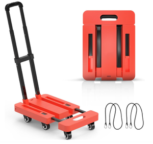 Ventes directes d'usine Chariot à bagages pliable robuste à 6 roues Chariot à plate-forme portable Chariot à main pliable - Product Image 5